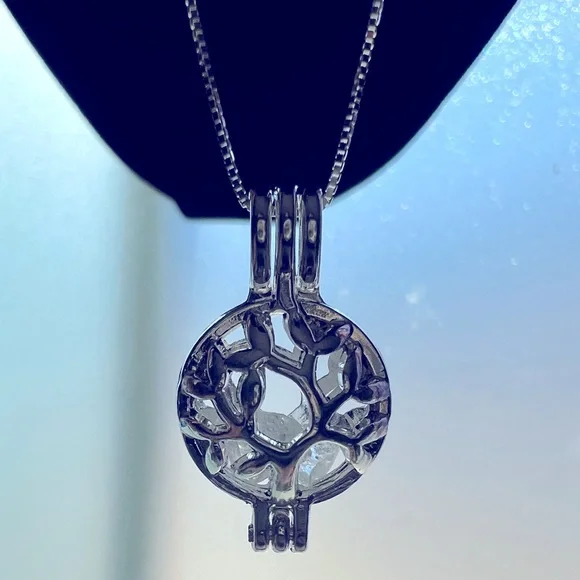 Tree of Life Phenakite /Phenacite locket - Picture 11 of 15